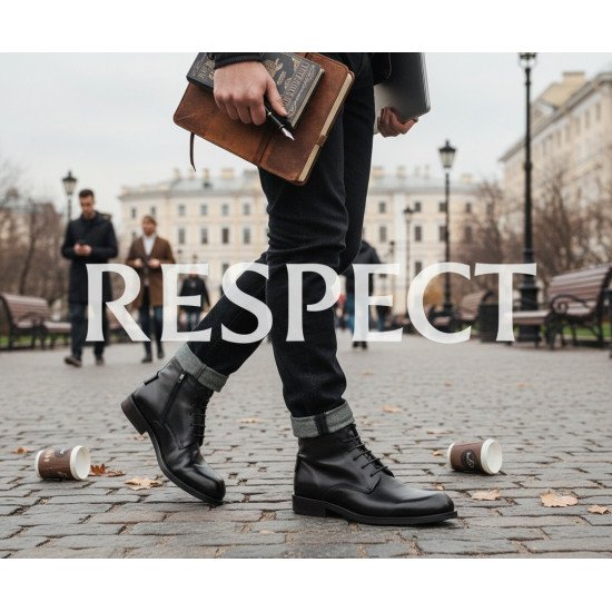 Ботинки мужские RESPECT PREMIUM, 40 размер Ботинки мужские RESPECT PREMIUM, 40 размер