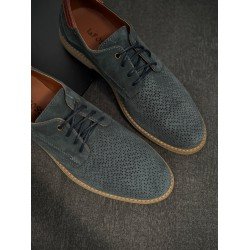 Полуботинки мужские laFOSSA, синие, 40 размер