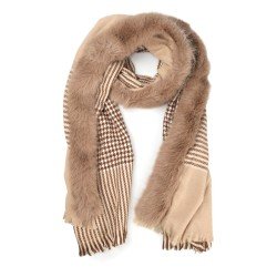 Палантин женский AIDINI, бежевый