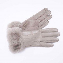 Перчатки женские AIDINI, серые