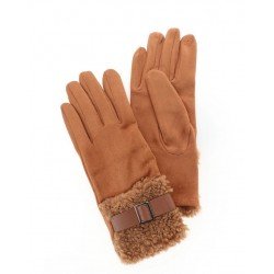 Перчатки женские AIDINI, бежевые